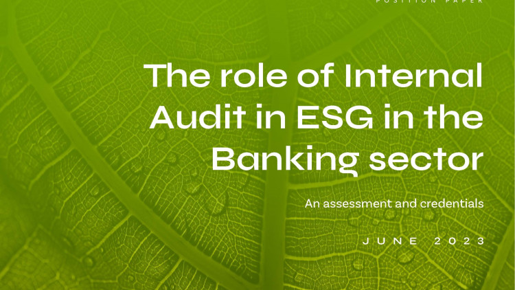 The role of Internal Audit in ESG in the Banking Sector