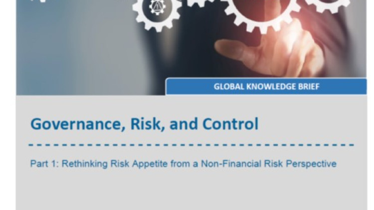 GRC Part 1 Rethinking Risk Appetite from a Non-financial Perspective