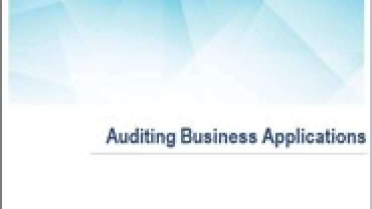 Auditing Business Applications
